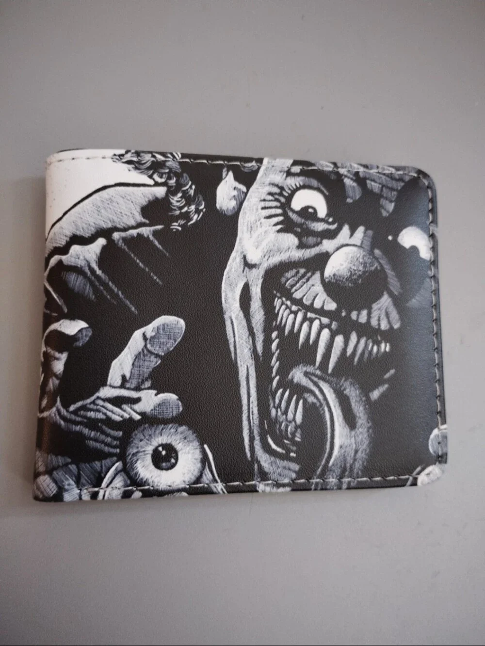 New it pennywise Halloween horror anime manga leather wallet